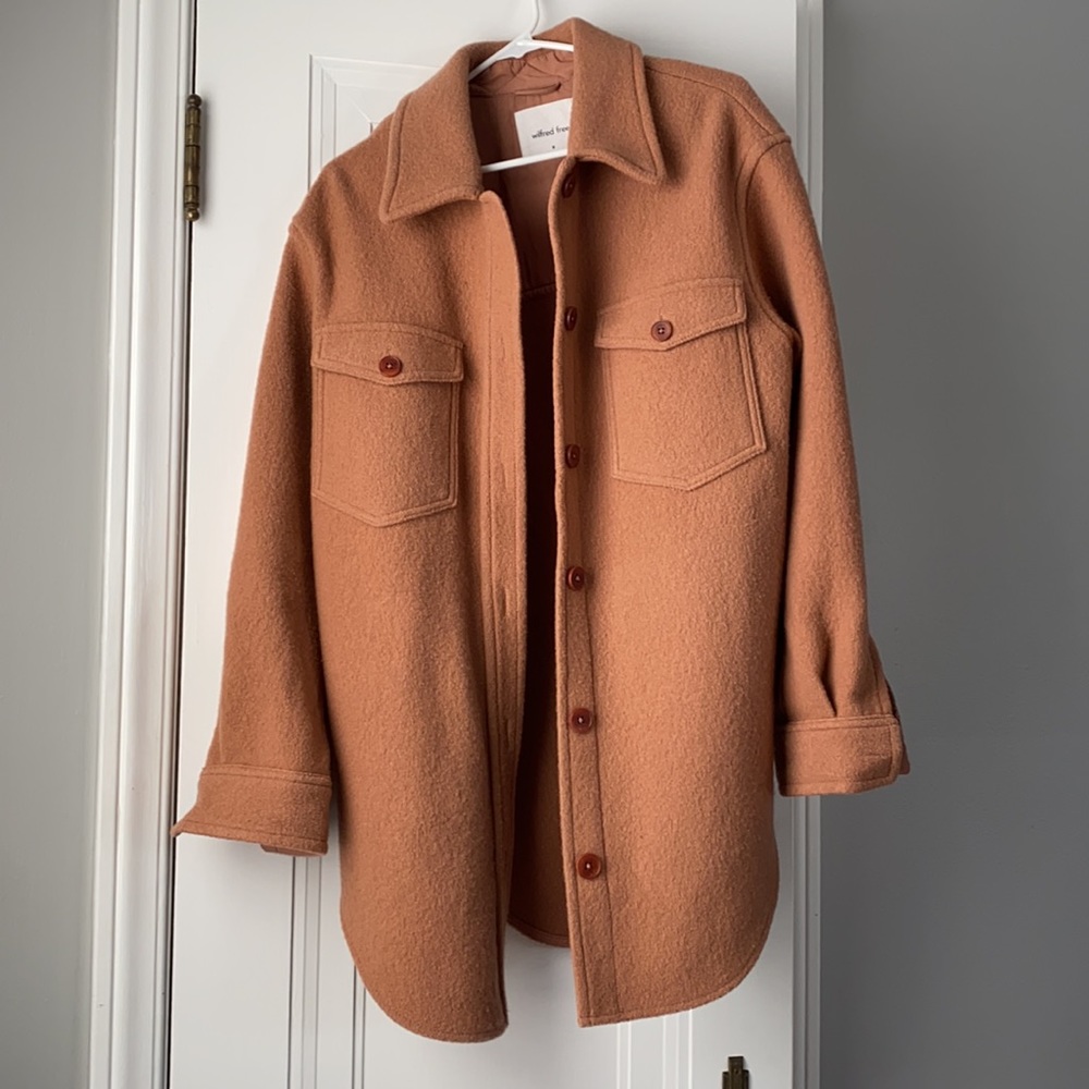 NWOT Aritzia Ganna Shirt Jacket in Buenos Aires